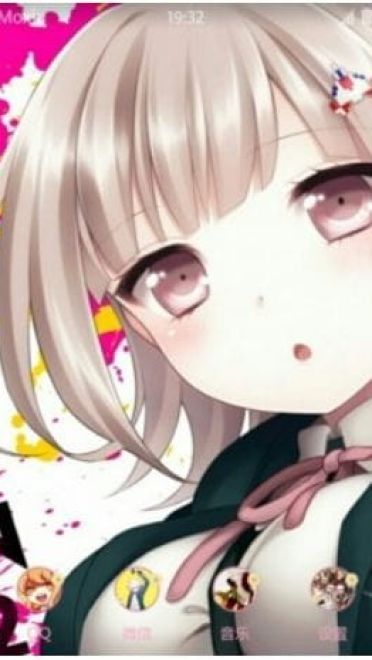 软萌级游戏玩家 七海千秋 弹丸论破 安卓主题