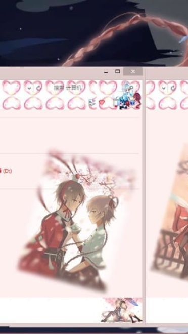 南北组 洛天依+乐正绫 win8主题