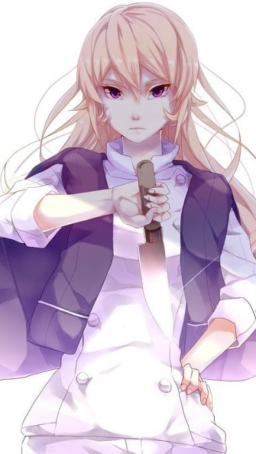 食戟之灵薙切绘里奈手机壁纸 神之舌