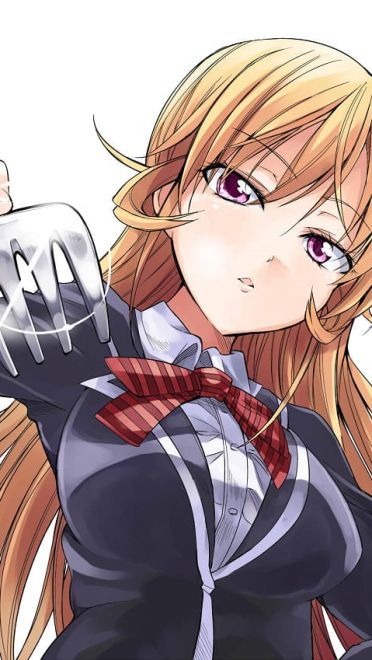 食戟之灵薙切绘里奈手机壁纸 神之舌