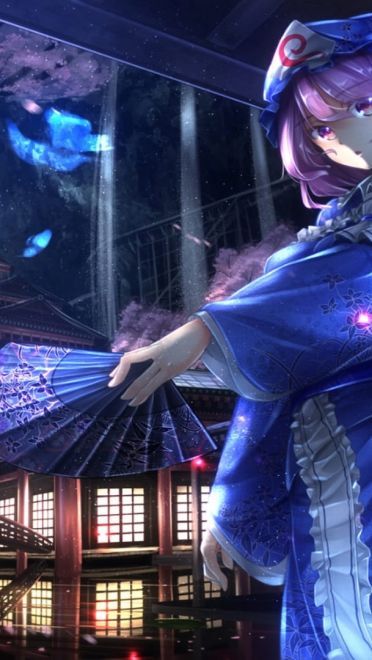 西行寺幽幽子 桌面壁纸 东方Project