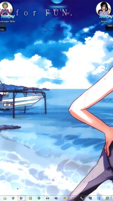 美丽大海与少女 蓝海少女/海之少女 win7主题