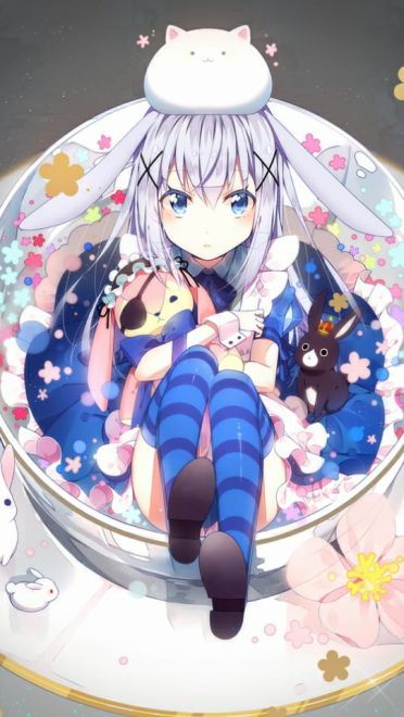 请问今天要来点兔子吗？香风智乃手机壁纸美图