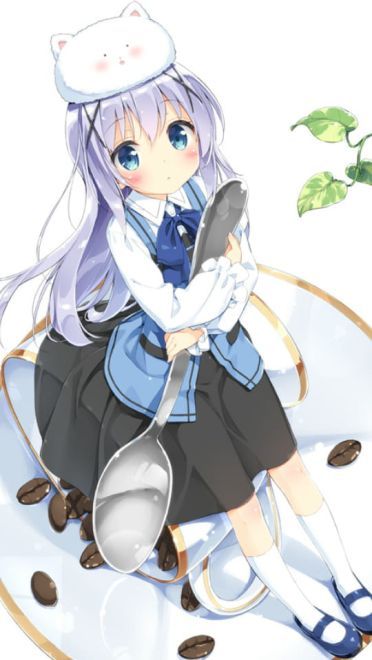 请问今天要来点兔子吗？香风智乃手机壁纸美图