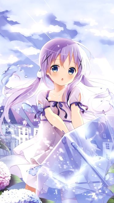 请问今天要来点兔子吗？香风智乃手机壁纸美图