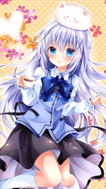 请问今天要来点兔子吗？香风智乃手机壁纸美图