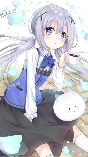 请问今天要来点兔子吗？香风智乃手机壁纸美图