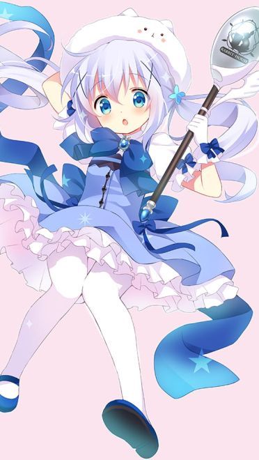 请问今天要来点兔子吗？香风智乃手机壁纸美图