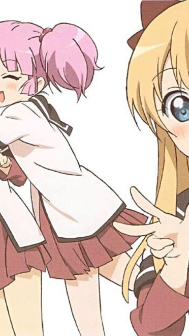 萌妹聚集 摇曳百合 桌面壁纸