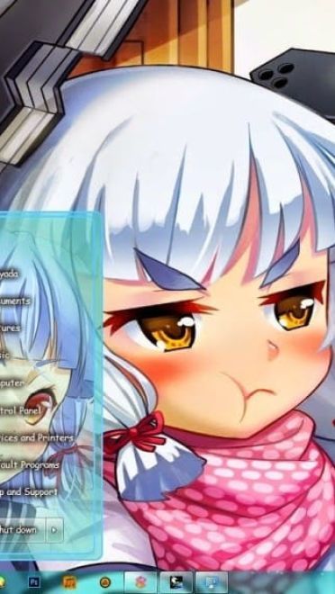 傲娇舰娘丛云 舰队Collection win7主题