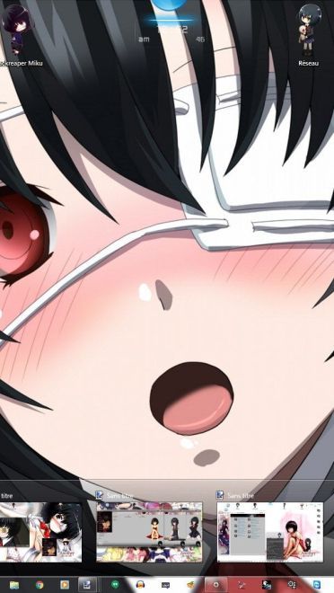 喜闻乐见的见崎鸣 Another V2 win7主题