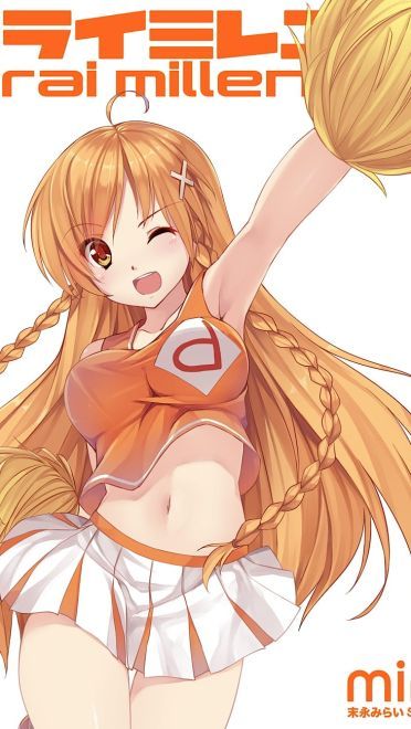 拉拉队少女 动漫手机壁纸 为奥运加油
