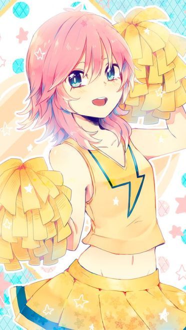 拉拉队少女 动漫手机壁纸 为奥运加油