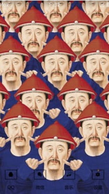 乾隆帝 朕略萌 这是一款有毒的手机主题