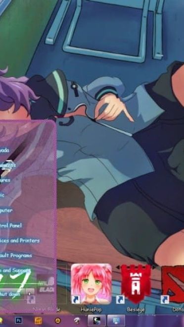 腹黑镰刀女柊筱娅 终结的炽天使 win7主题