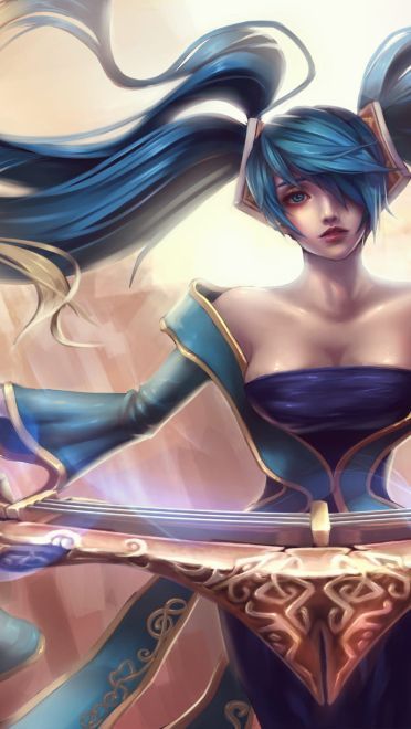 【英雄联盟】琴女娑娜 SONA精美桌面壁纸