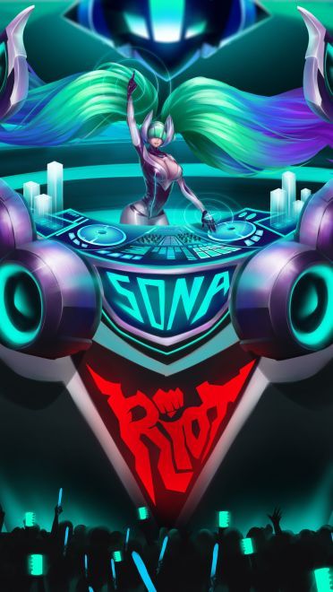 【英雄联盟】琴女娑娜 SONA精美桌面壁纸