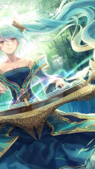 【英雄联盟】琴女娑娜 SONA精美桌面壁纸