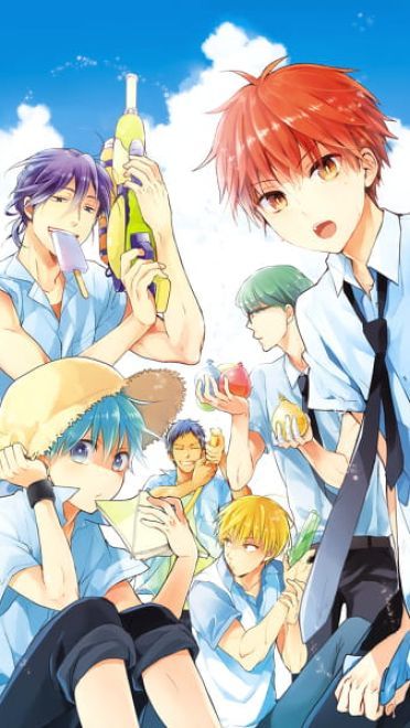 黑子篮球 奇迹的世代 同人手绘手机壁纸