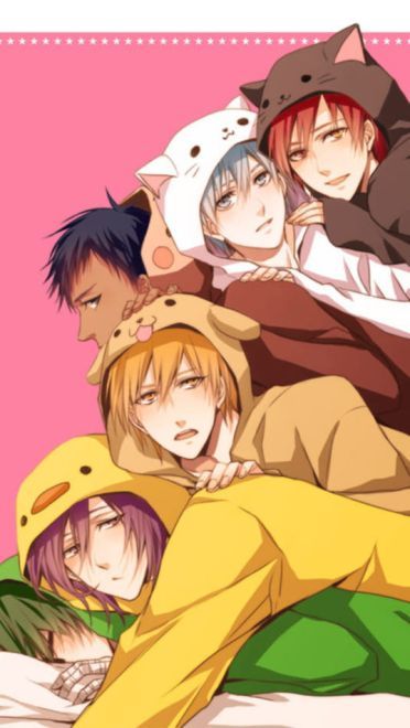 黑子篮球 奇迹的世代 同人手绘手机壁纸