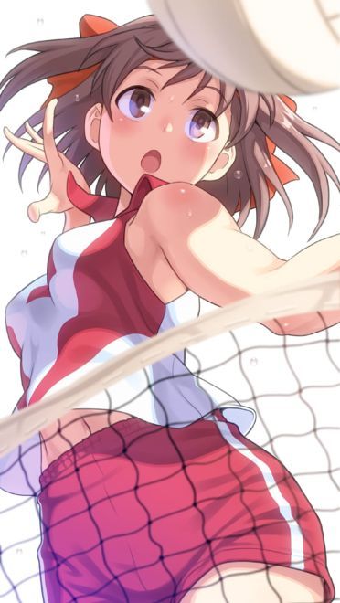 动漫排球 手机壁纸 为奥运加油