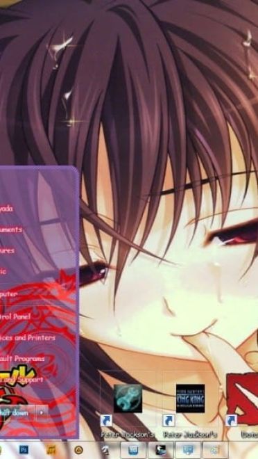 混血巨乳巫女 姬岛朱乃 恶魔高校 win7主题