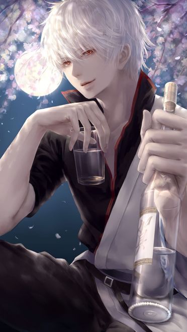 坂田银时 手机壁纸 银魂