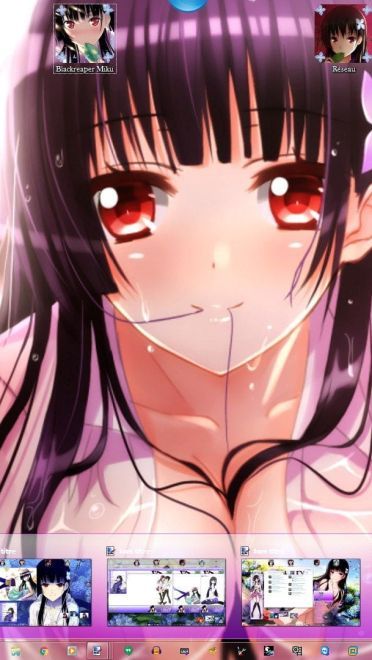 僵尸就是这么萌 散华礼弥V3 win7主题