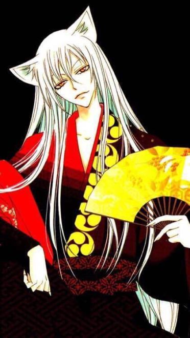 银发妖狐巴卫 元气少女缘结神 手机壁纸