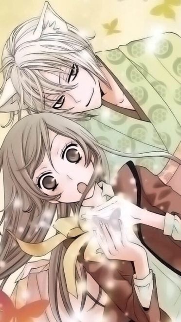 银发妖狐巴卫 元气少女缘结神 手机壁纸