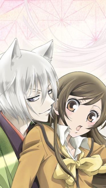 银发妖狐巴卫 元气少女缘结神 手机壁纸