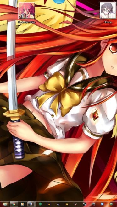 红发赤炎 灼眼的夏娜 win7主题