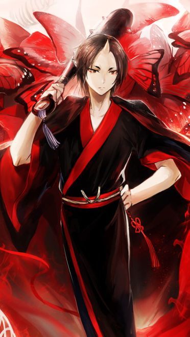 鬼灯的冷彻 同人画集手机壁纸