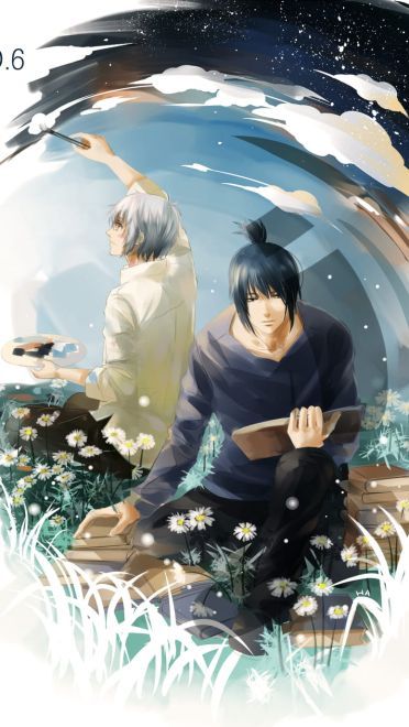 未来都市No.6 动漫手机壁纸  紫苑X老鼠