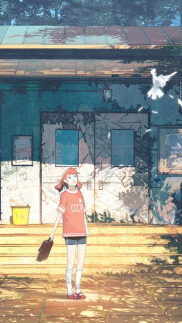 清新的风景 自然且恬静 献给暑期的尾声