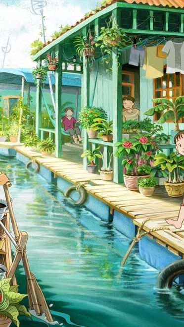 清新的风景 自然且恬静 献给暑期的尾声