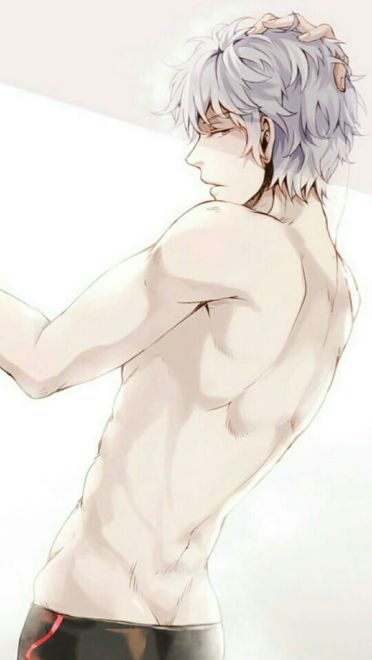 银魂 逗逼男神坂田银时 手绘同人壁纸