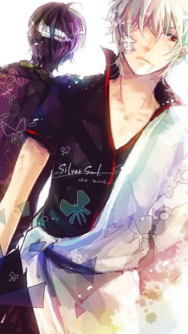 银魂 逗逼男神坂田银时 手绘同人壁纸