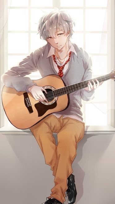 银魂 逗逼男神坂田银时 手绘同人壁纸