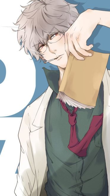 银魂 逗逼男神坂田银时 手绘同人壁纸