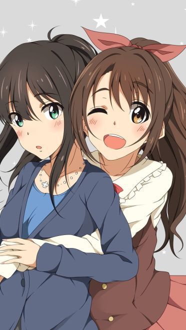 百合大法好 手机壁纸 女孩之爱