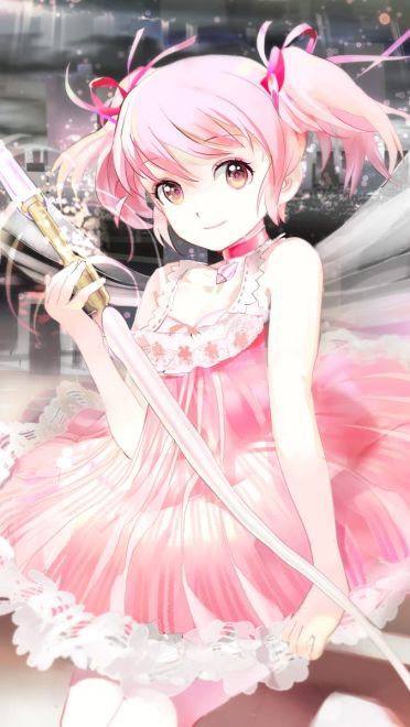 园神降临 魔法少女小圆 鹿目圆手机壁纸