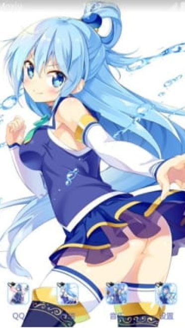 为美好世界献上H 智障女神 阿库娅 安卓手机主题下载