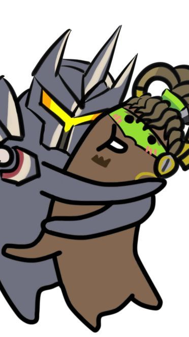 守望先锋 抱抱小人 这是一个沉迷于屁股无法自拔的表情包