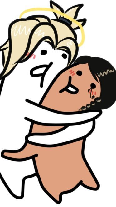 守望先锋 抱抱小人 这是一个沉迷于屁股无法自拔的表情包