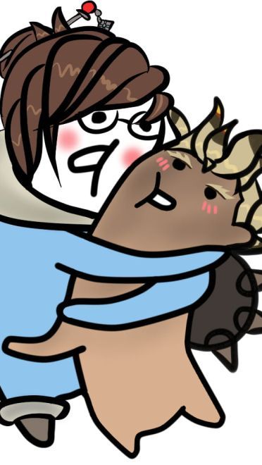 守望先锋 抱抱小人 这是一个沉迷于屁股无法自拔的表情包