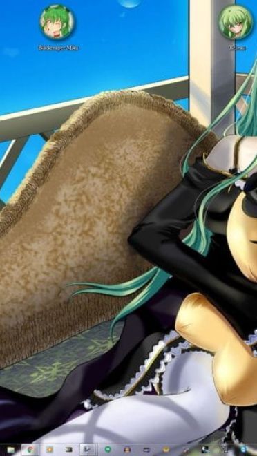 CC女神 反叛的鲁鲁修 win7主题