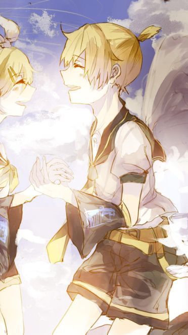 元气满满 超暖的镜音双子 win7主题