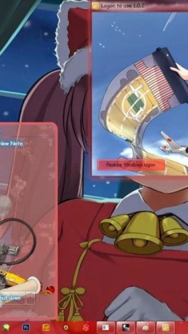 元气贫乳舰娘龙骧 舰队Collection win7主题