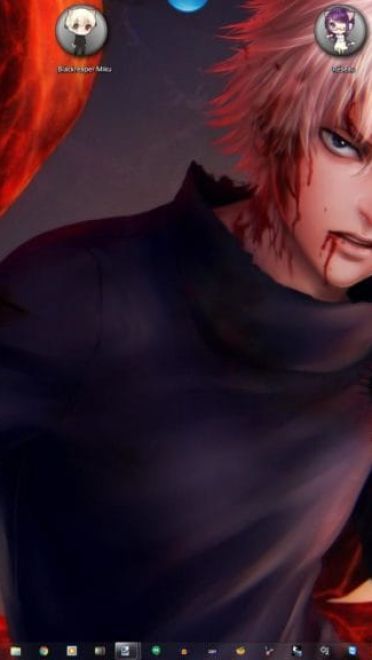 酷炫的金木研 东京吃货 win7主题